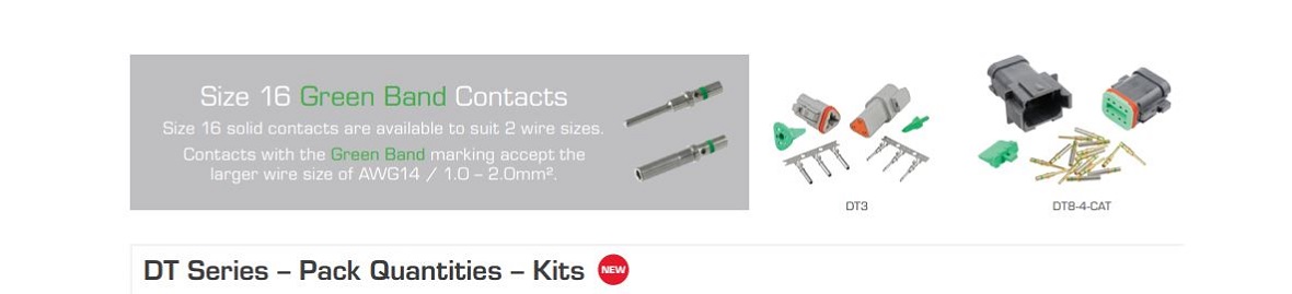 Deutsch DT Series Connector Kits