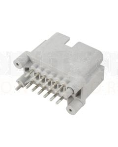 Deutsch DTF15-12PA DT Series 12 90Â° Molded Pins, Flangeless Receptacle