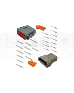 Deutsch DTM12-2/10 Series 12 way Connector Kit (10 pack)